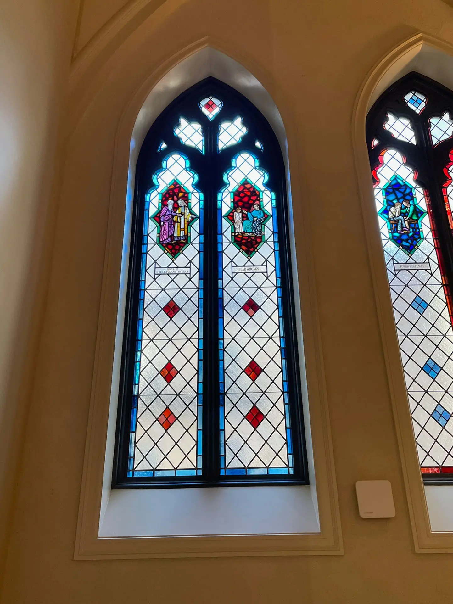 Stained glass windows