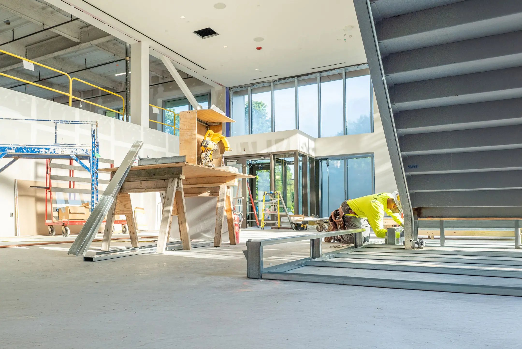 Interior room under construction
