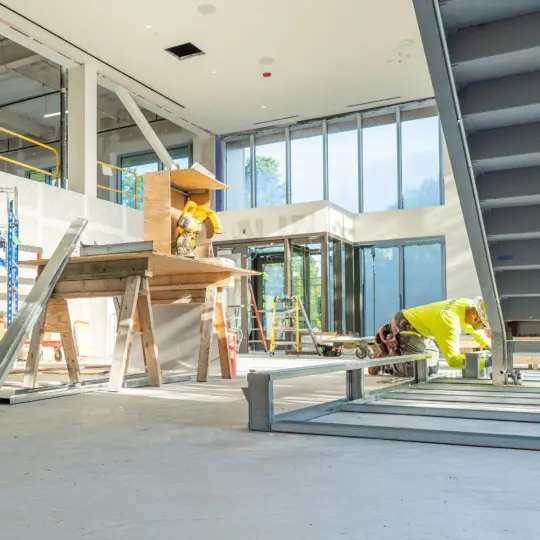 Interior room under construction