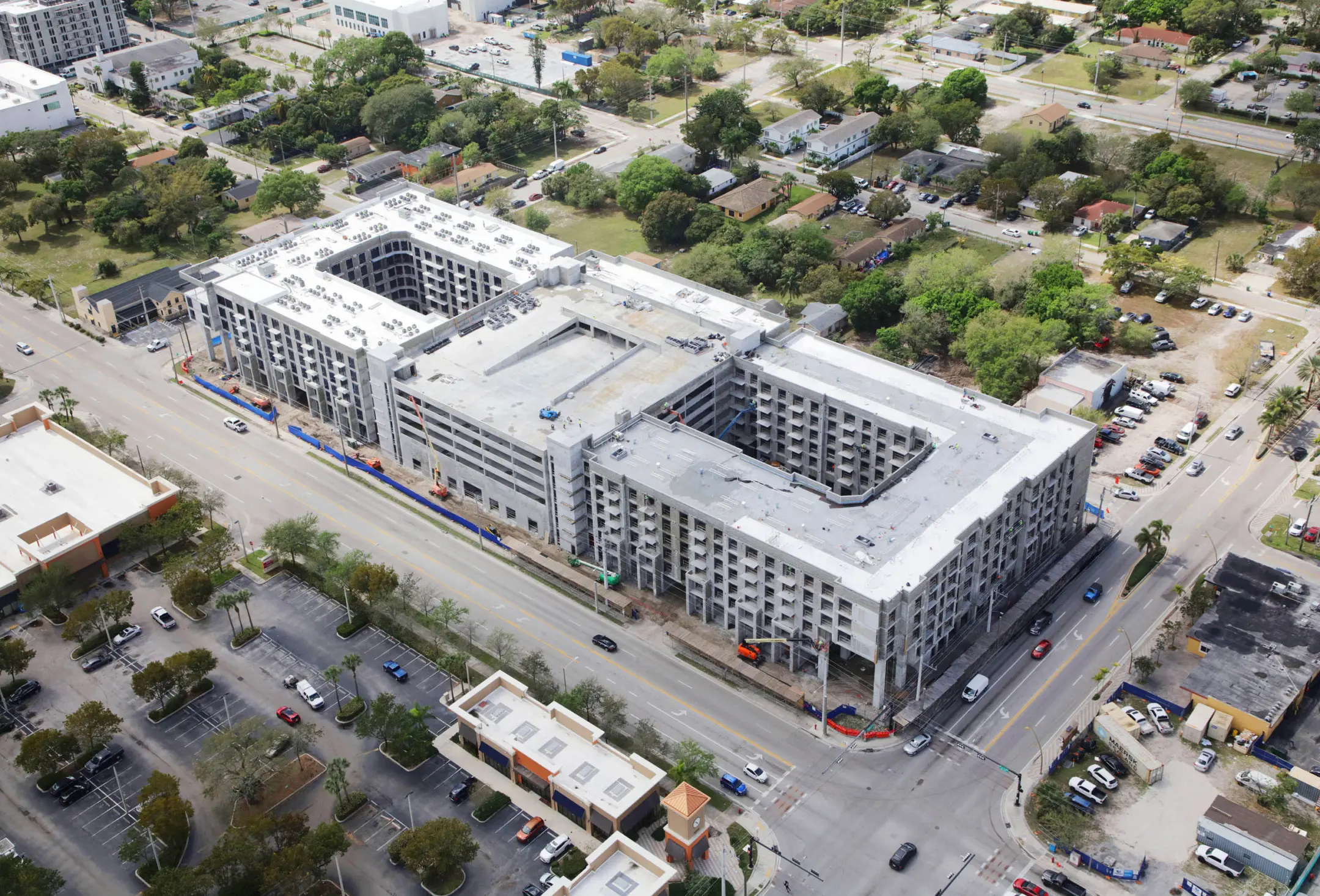 Birds eye view of The Adderley