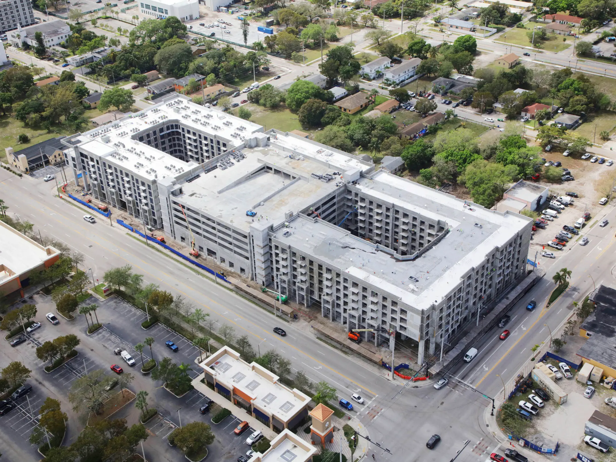 Birds eye view of The Adderley