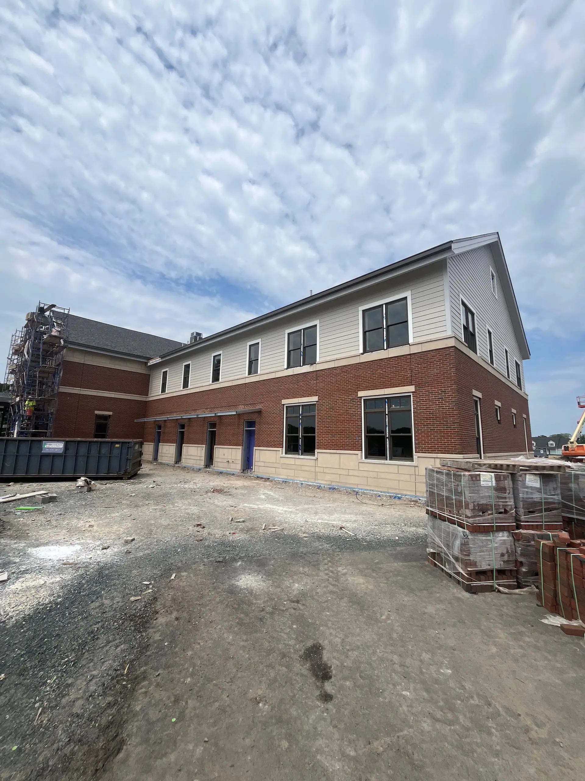 Two story brick and sided Middleton Municipal Complex